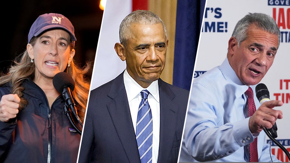 Sherrill insists NJ a Dem stronghold ahead of Obama visit, rejecting GOP momentum: ‘Not a purple state’ Sherrill insists NJ a Dem stronghold ahead of Obama visit, rejecting GOP momentum: ‘Not a purple state’