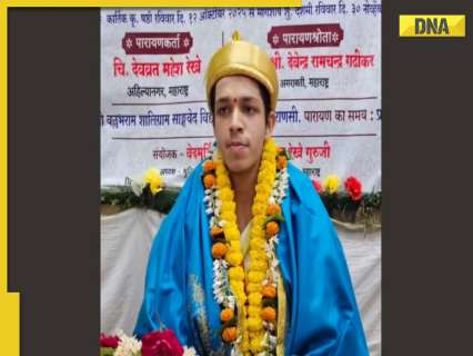 Who is Vedamurti Devavrat Mahesh Rekhe, 19-year-old Vedic scholar PM Modi posted about?