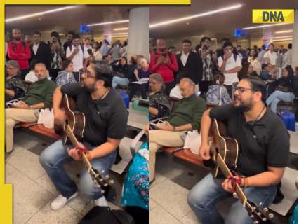 Watch: Passenger’s Mumbai airport ‘live concert’ amid IndiGo disruption becomes viral