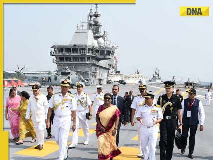 Tight Spaces and Big Hearts: President Murmu Experiences Life Under the Sea.