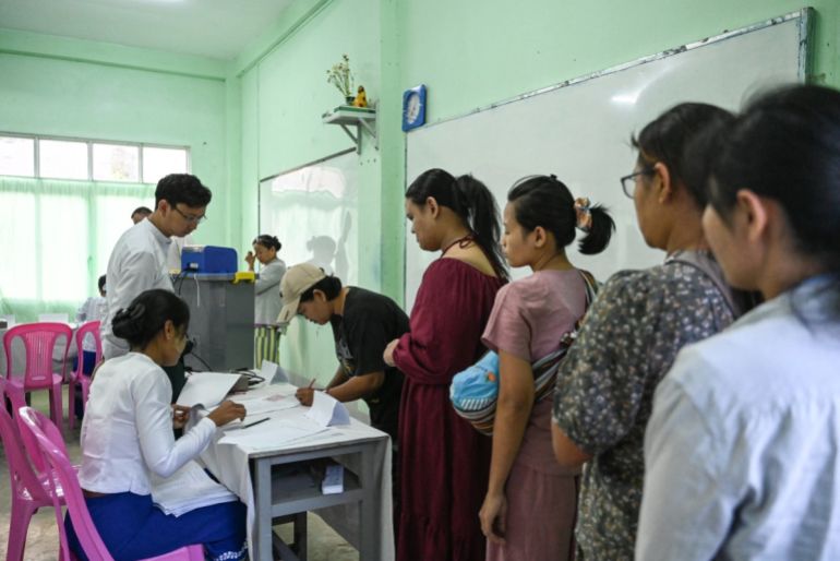 Polls open in Myanmar as military holds first election since 2021 coup Polls open in Myanmar as military holds first election since 2021 coup
