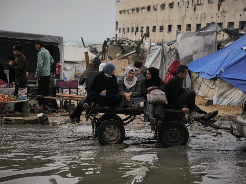 Why are Gaza’s war-damaged homes collapsing in winter?