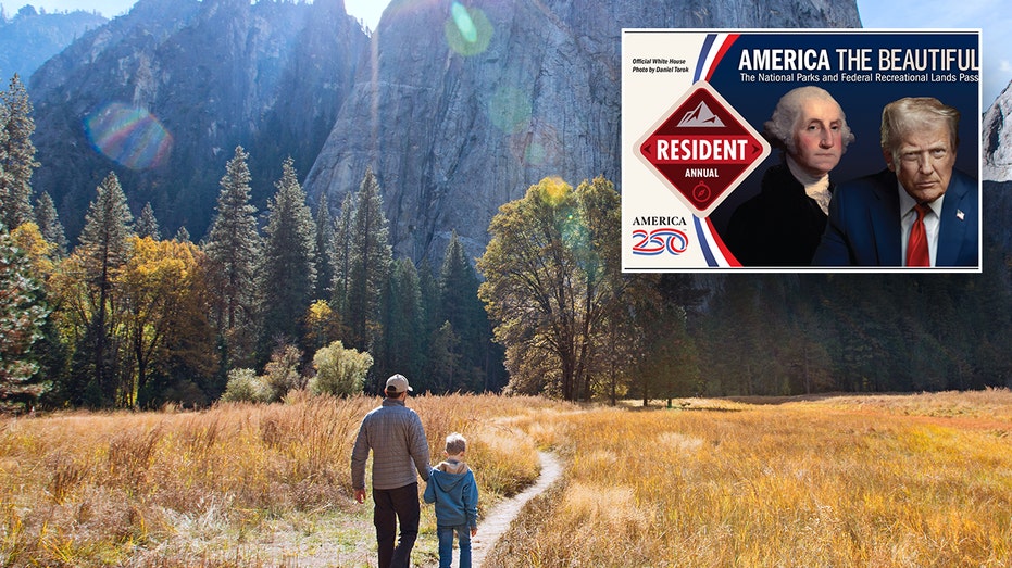 Environmental group sues Trump for replacing national park pass photo with his own image Environmental group sues Trump for replacing national park pass photo with his own image