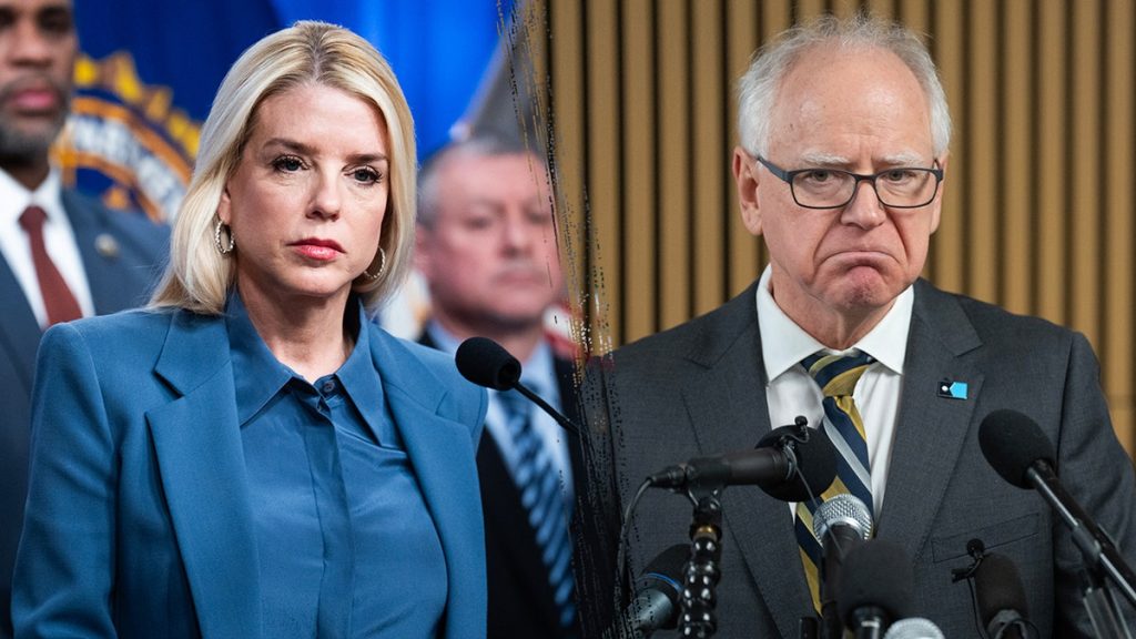 READ IT: Bondi sends letter to Gov Walz warning Minnesota’s immigration policies endanger agents