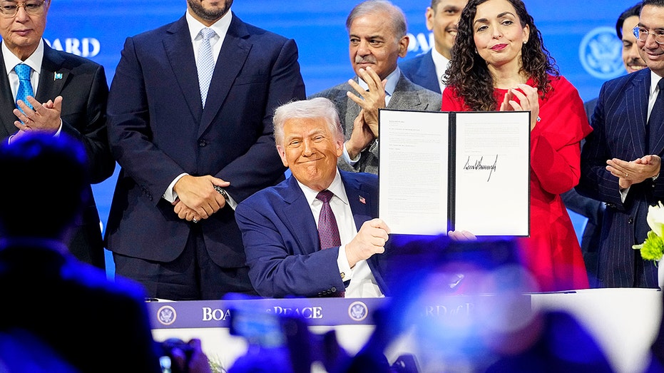 Trump and world leaders sign Gaza Board of Peace charter Trump and world leaders sign Gaza Board of Peace charter