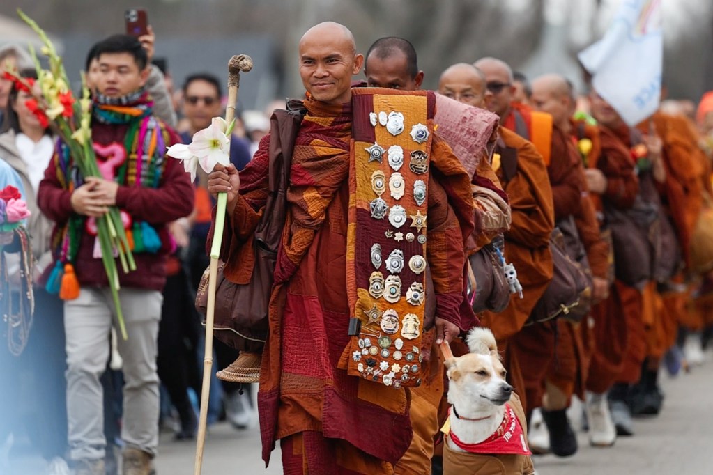 A Walk for Peace: photos of Fort Worth monks’ journey to Washington