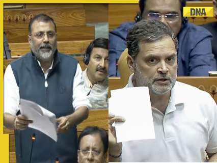 Rahul Gandhi hits back at BJP MP Nishikant Dubey’s motion to disqualify him from Lok Sabha