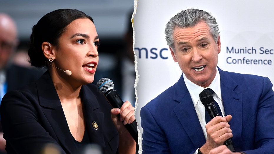 ‘Doubling down on stupid’: Newsom, AOC, trash Trump at European summit as they raise 2028 profiles