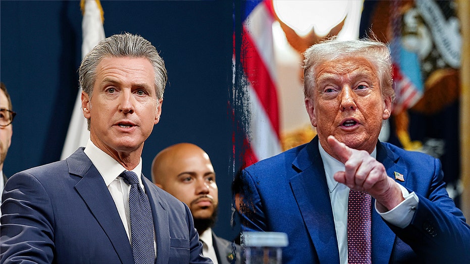 Trump questions Newsom’s fitness for White House, citing his dyslexia