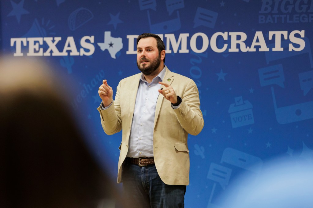 Texas Democrats feud over party leadership as hundreds back Kendall Scudder’s chairmanship