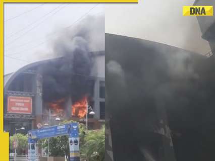 Rajasthan: Massive fire breaks out in Kota’s City Mall, no casualties reported; Video shows thick smoke emerging, watch