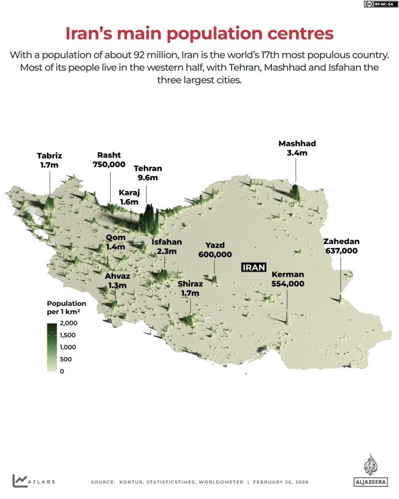 Where are Iran’s power plants that Trump has threatened to destroy?