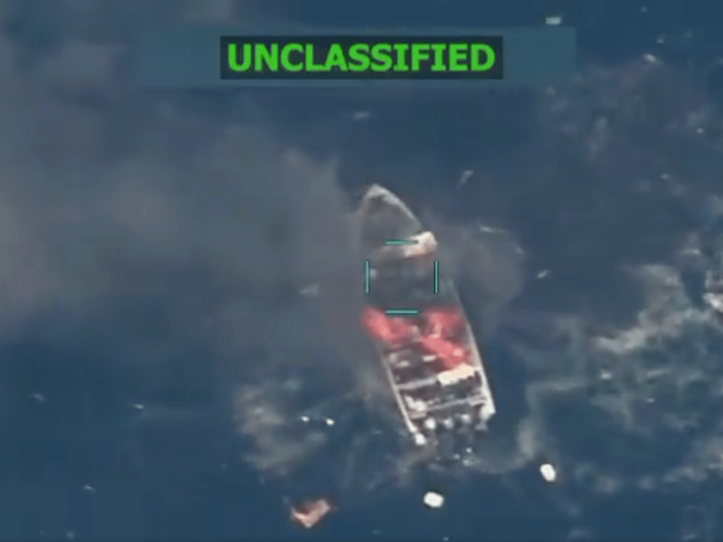 US military kills two men in new strike on vessel in eastern Pacific US military kills two men in new strike on vessel in eastern Pacific