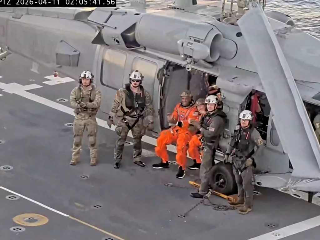 Title: Artemis II astronauts journey back to Earth after Moon mission