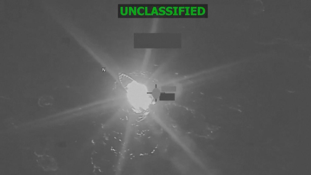 US strike on Pacific vessel kills three US strike on Pacific vessel kills three