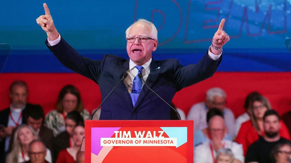 Walz rips Trump and Vance in Europe, says ‘feeble-minded, trigger-happy president’ has no exit plan for Iran
