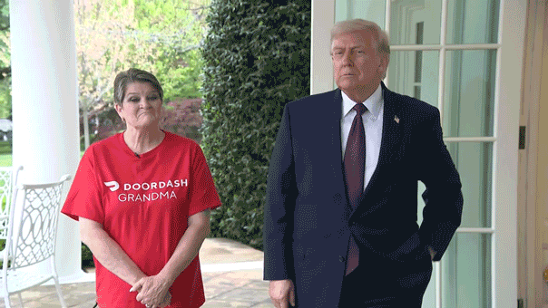 Trump’s McDonald’s order comes with cash surprise for ‘DoorDash Grandma’ outside White House Trump’s McDonald’s order comes with cash surprise for ‘DoorDash Grandma’ outside White House