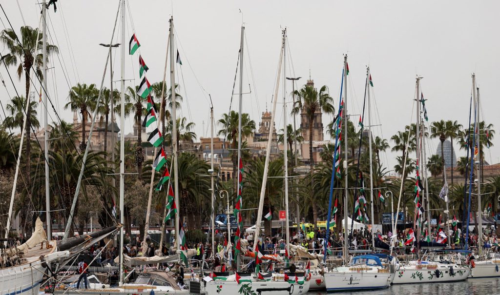 Global Sumud Flotilla sets sail from Barcelona for Gaza