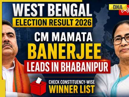 West Bengal Election Result 2026 LIVE: CM Mamata Banerjee leads in Bhabanipur; Check constituency-wise winner list