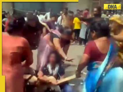 Woman paraded semi-nude, garlanded with shoes over temple entry, details here