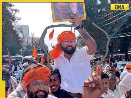 From garlands to cheers: Rape-accused Sushil Prajapati gets grand welcome outside jail after bail; WATCH