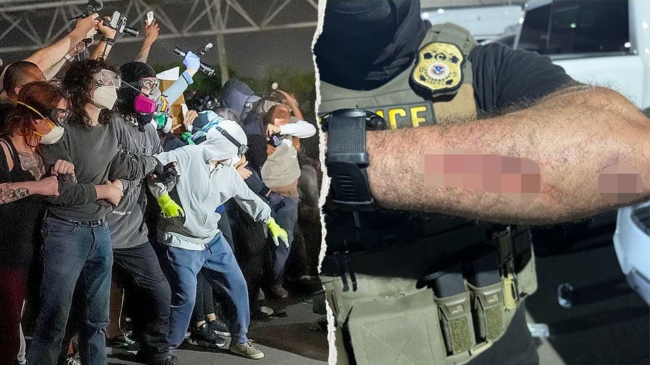 Man charged with assaulting federal officers after allegedly biting ICE agents at Newark anti-ICE protest