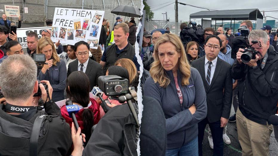 New Jersey governor, Democratic senator spend Memorial Day protesting ICE facility New Jersey governor, Democratic senator spend Memorial Day protesting ICE facility