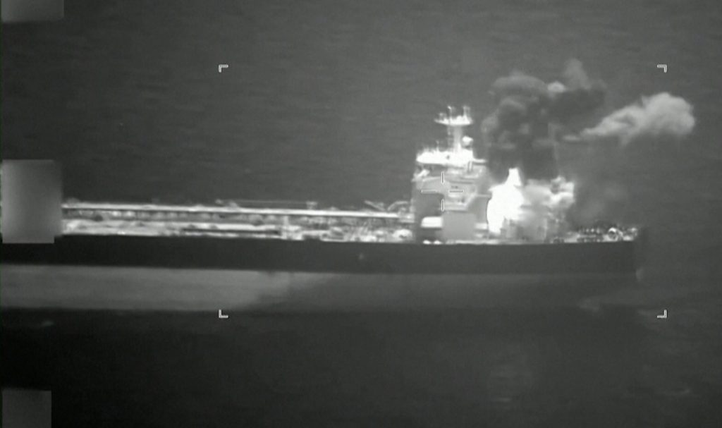 Pentagon releases video of strikes on Iranian oil tankers