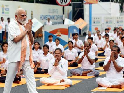 ‘A truly global celebration’: PM Modi marks 12th International Day of Yoga