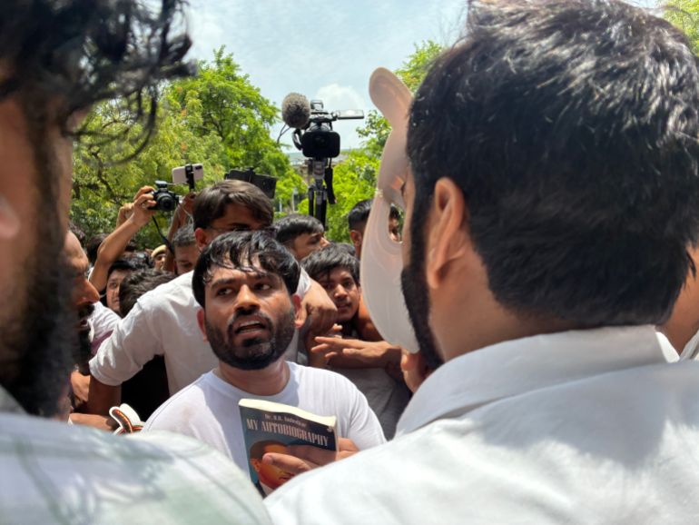 ‘I’m a cockroach’: Gen Z protest movement lands in Indian capital ‘I’m a cockroach’: Gen Z protest movement lands in Indian capital