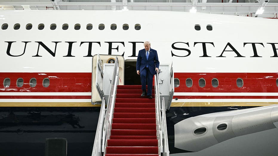 New Air Force One takes flight as Trump unveils revamped presidential aircraft