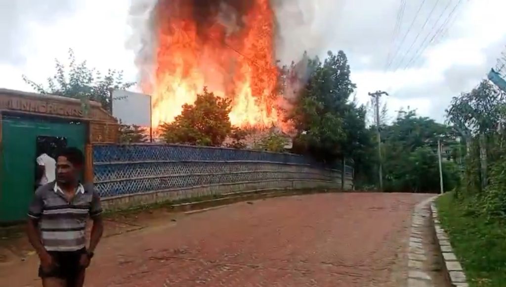 Fire rips through the world’s biggest refugee camp in Bangladesh