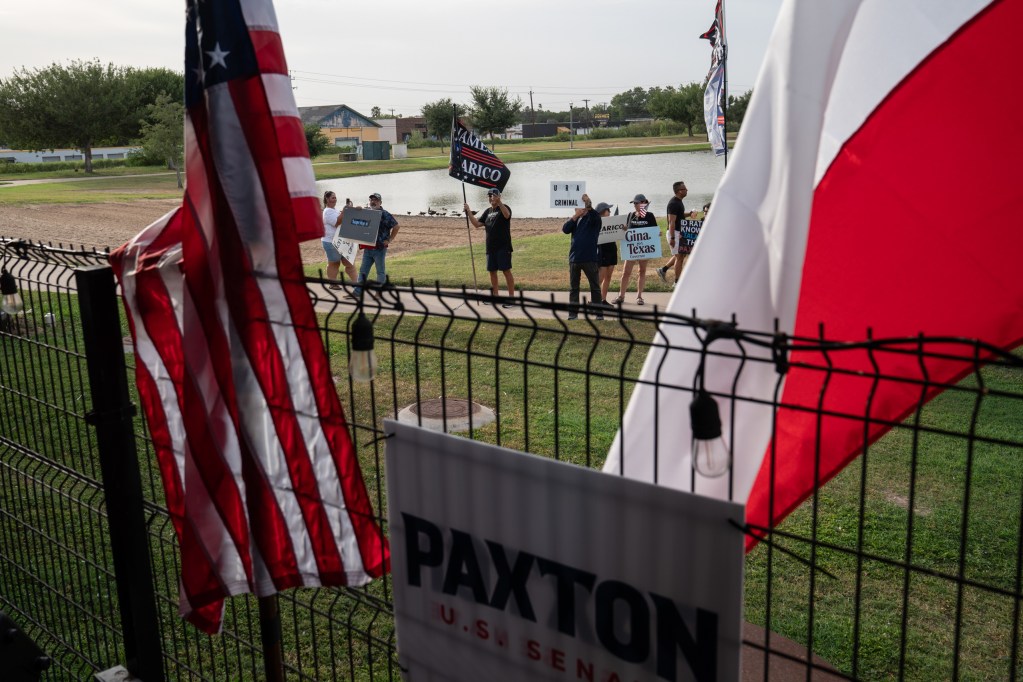 Paxton and Talarico open battle for South Texas with dueling rallies, diverging pitches Paxton and Talarico open battle for South Texas with dueling rallies, diverging pitches
