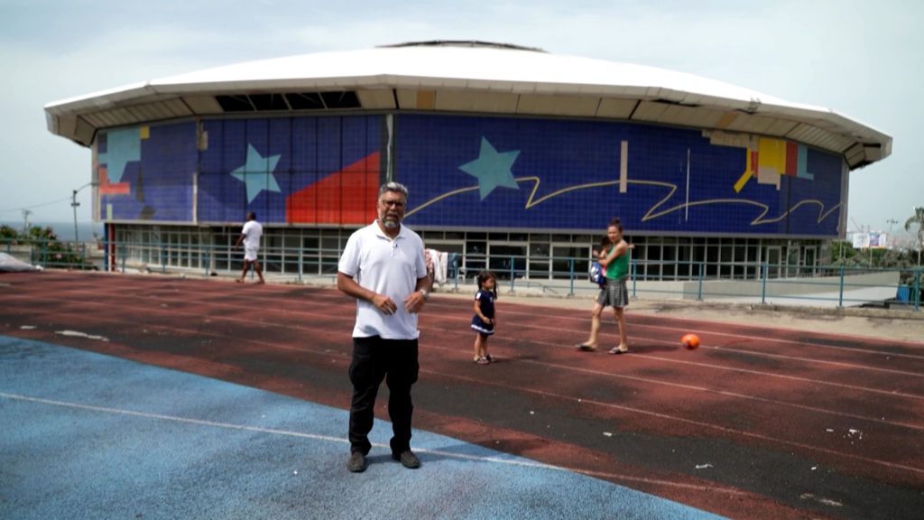 Sports stadium becomes home for victims of the Venezuela earthquakes Sports stadium becomes home for victims of the Venezuela earthquakes