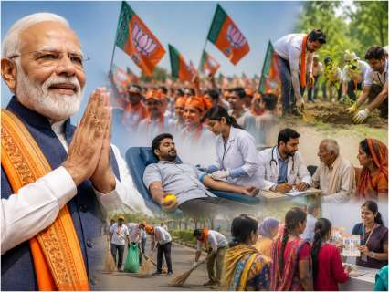 BJP to celebrate PM Modi’s 25 years in public service: From blood donation to community service, here’s what’s planned