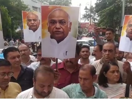 Uttarakhand Congress holds protest against BJP state chief amid ‘purification’ row, demands FIR Uttarakhand Congress holds protest against BJP state chief amid ‘purification’ row, demands FIR