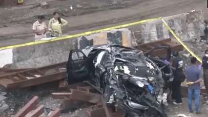 3 killed, 1 critical after speeding BMW crashes into pedestrians on Mumbai’s Coastal Road 3 killed, 1 critical after speeding BMW crashes into pedestrians on Mumbai’s Coastal Road