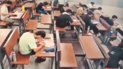 IIT Bombay Student Death: CCTV footage shows Sahil Wakode using phone during exam, Prof Doolla escorts him out