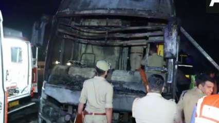 Greater Noida Bus Fire: Driver refused to stop, ignored burning smell told passengers ‘don’t care if you die’, says FIR