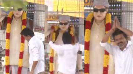 Tamil Nadu CM Vijay stops convoy to garland MGR as he braces for first electoral battle at Maduranthakam! Watch video
