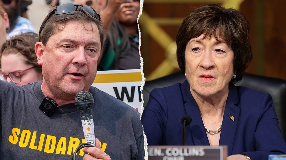 Dem Senate nominee breaks silence after Susan Collins’ office was vandalized with vulgar message Dem Senate nominee breaks silence after Susan Collins’ office was vandalized with vulgar message