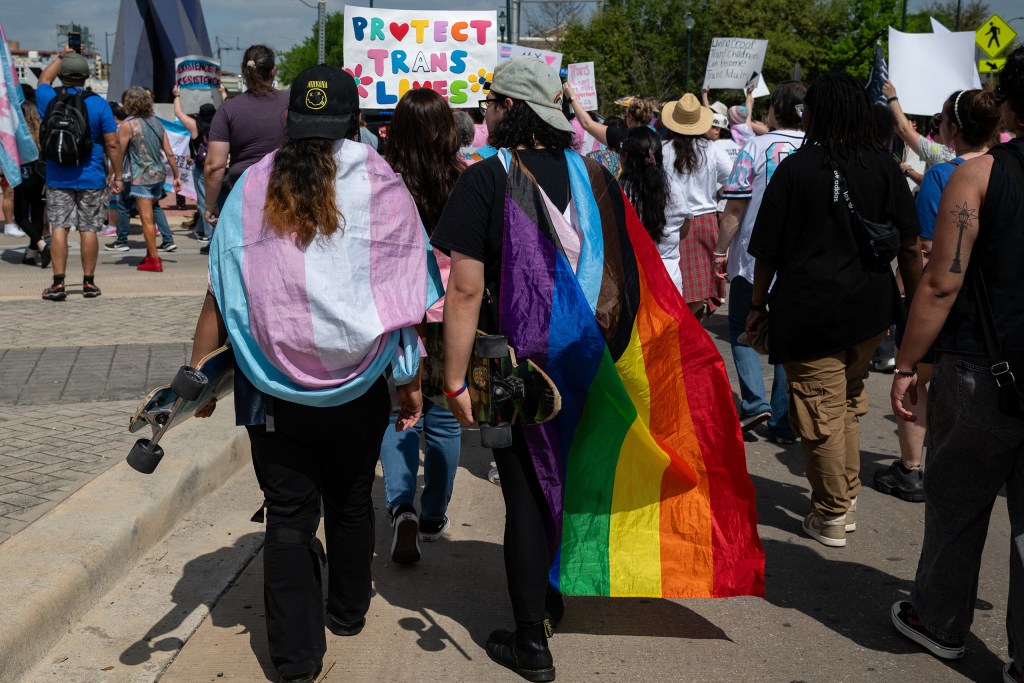 Group behind trans mailers must answer questions under oath, Travis County judge rules Group behind trans mailers must answer questions under oath, Travis County judge rules