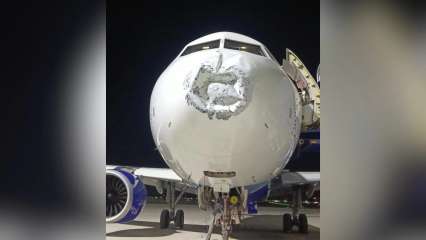 IndiGo Patna-Lucknow flight hit by lightning at 17,000 feet, makes emergency landing; nose damaged IndiGo Patna-Lucknow flight hit by lightning at 17,000 feet, makes emergency landing; nose damaged
