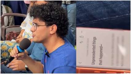 Did CJP’s Saurav Das use ChatGPT during press conference? Viral clip sparks debate Did CJP’s Saurav Das use ChatGPT during press conference? Viral clip sparks debate