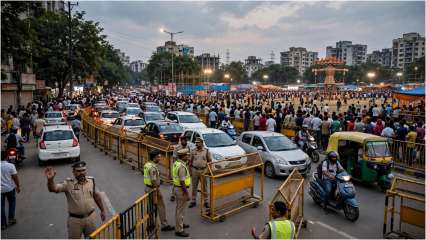 Noida traffic alert for Dussehra: Which roads will be blocked and where to park Noida traffic alert for Dussehra: Which roads will be blocked and where to park