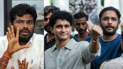 K Annamalai comes out in support of CJP protests, questions Delhi Police’s action K Annamalai comes out in support of CJP protests, questions Delhi Police’s action