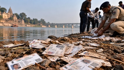 MP Voter ID Cards Row: Why were hundreds of election IDs found near Narmada river? Congress demands FIR MP Voter ID Cards Row: Why were hundreds of election IDs found near Narmada river? Congress demands FIR