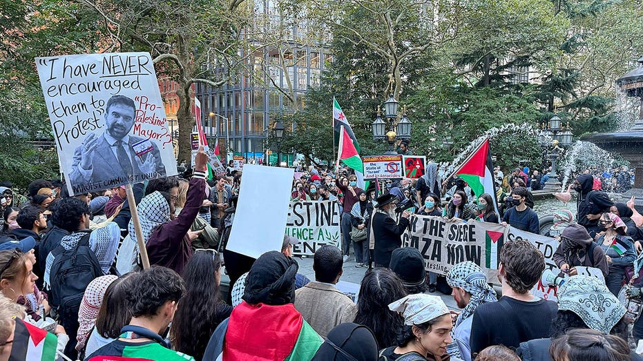 Anti-Israel groups rally across US on October 7 anniversary, chanting ‘long live the intifada’ Anti-Israel groups rally across US on October 7 anniversary, chanting ‘long live the intifada’