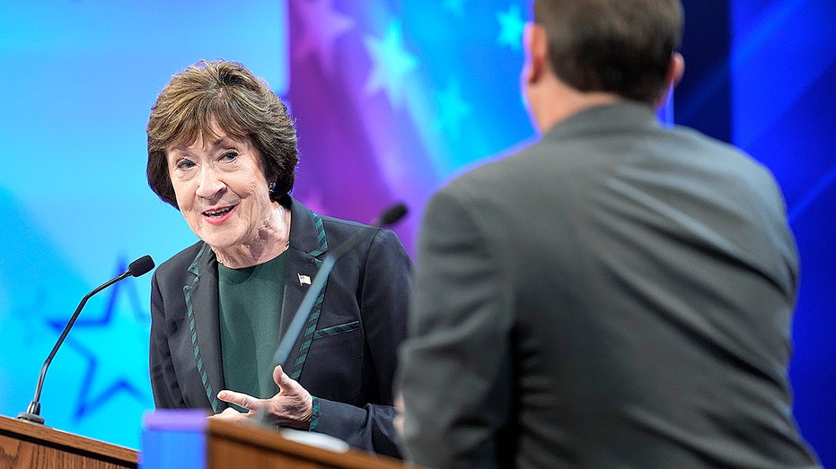‘Oh, shut up!’: Democrat snaps at Collins after heckler drives Maine Senate debate off the rails ‘Oh, shut up!’: Democrat snaps at Collins after heckler drives Maine Senate debate off the rails