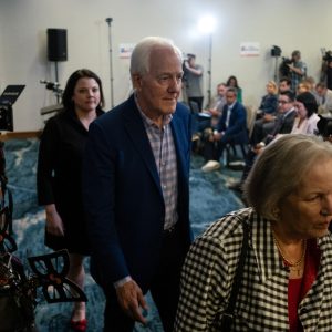 John Cornyn is raising money for competitive Senate races — just not in Texas